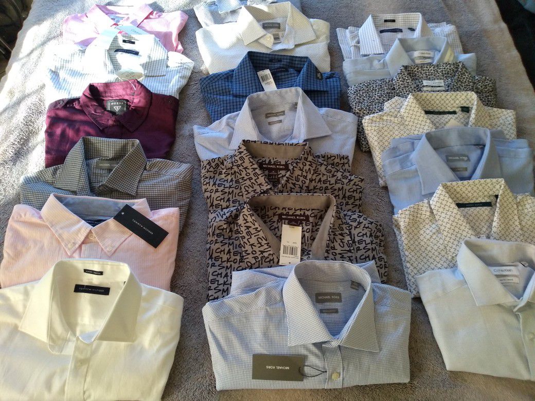 Camisa para Caballero s,m,l,xl. Originales Michael Kors Tommy Calvin Klein Perry Ellis Lucky Brand Guess