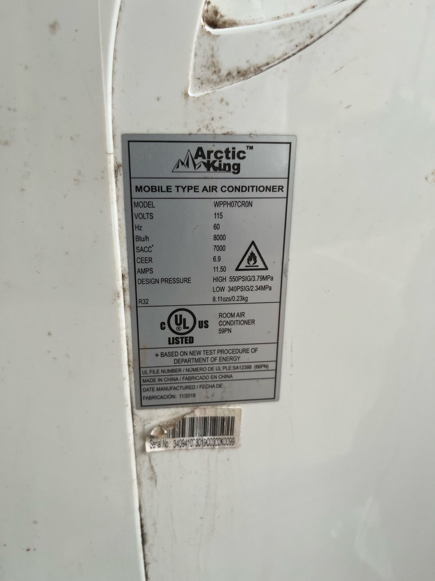 Arctic king mobile AC Unit