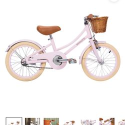 Vanwood Classic Pink Training Wheel Bike