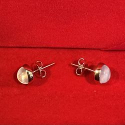14k Gold  Moonstone Earrings 