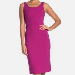 NWT Betsey Johnson Style FM03K34  Sleeveless Sheath Hot Pink Dress – Size 4        