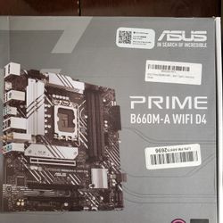 ASUS Prime B660M-A AC D4 LGA 1700(Intel 12th Gen) mATX Motherboard 