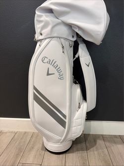 NEW Callaway White Golf Cart Bag w/ Rain Hood