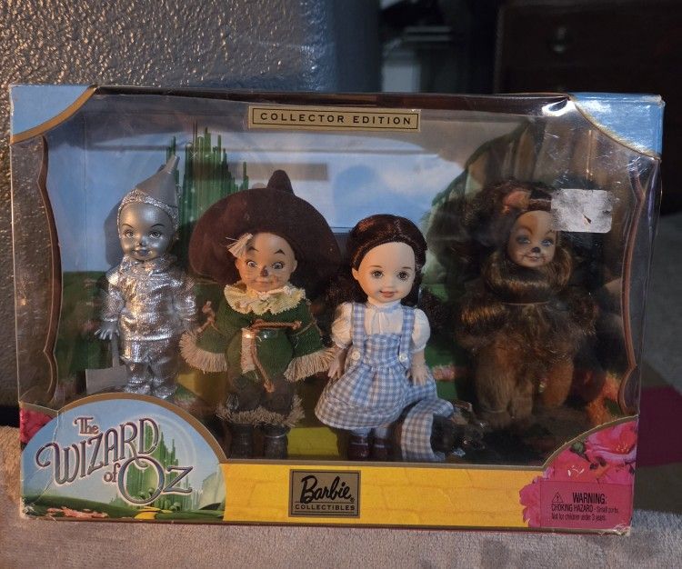 Barbie Kelly Doll And Friends Wizard Of Oz Collector Edition Gift Set NIB