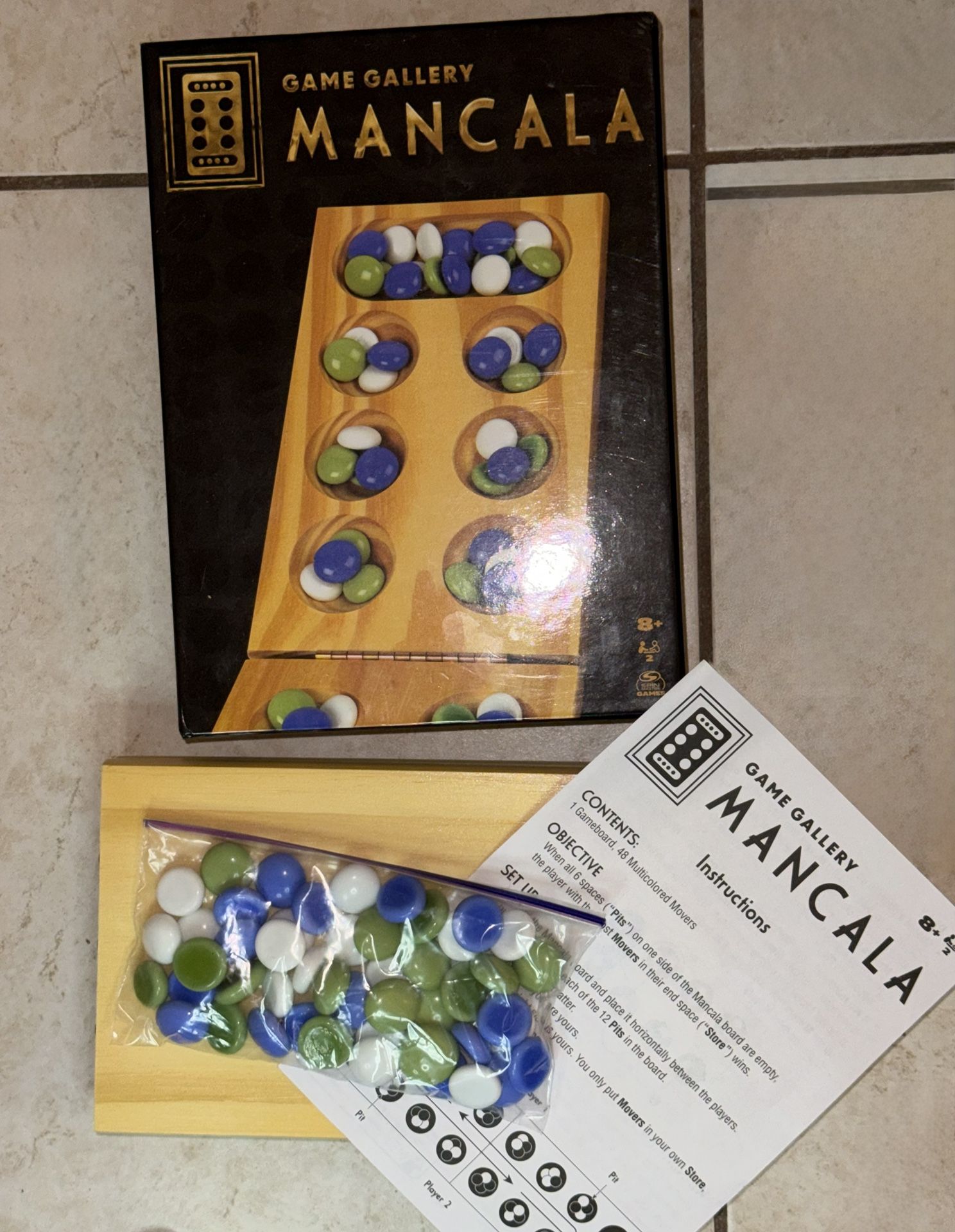 Mancala board game.