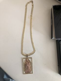 14k Chain 10k Charm 
