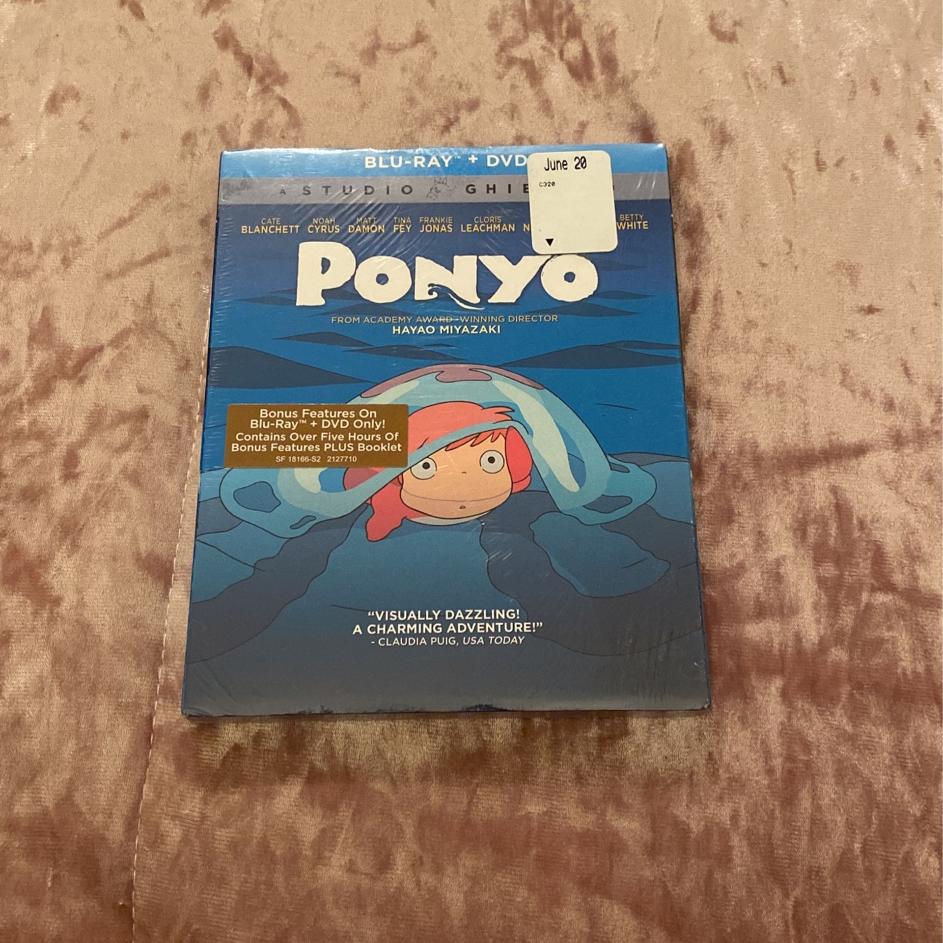 ANIME Movie Ponyo- Unopened DVD 