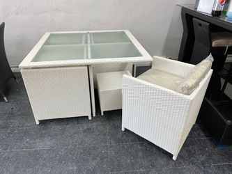 Patio furniture 8seating dinning or gaming chairs