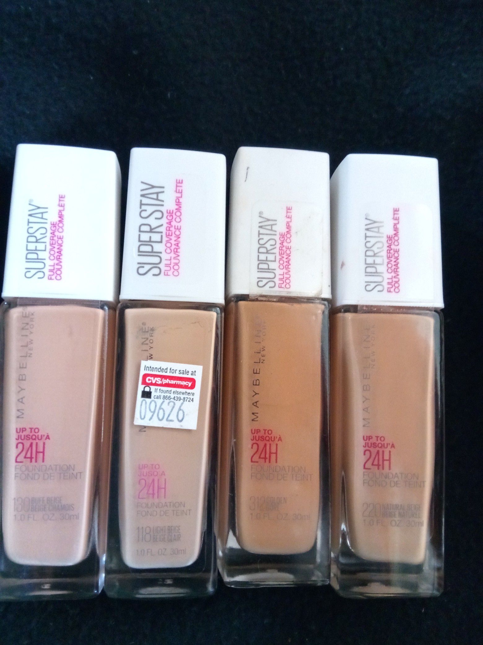 New Maybelline superstay foundations