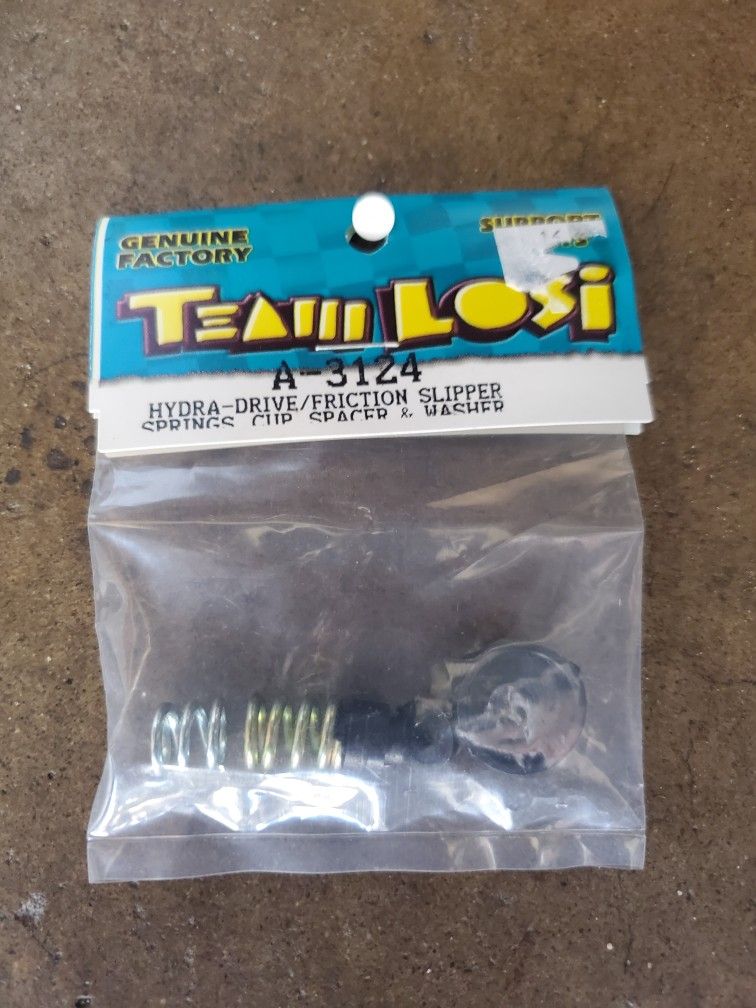 RC Car LOSI A-3124 Hydra Drive Friction Slipper Spring, Cup, Spacer & Washer Team Losi