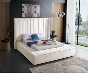 Queen Bed Frame with Storage