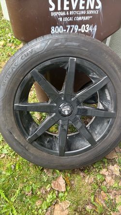 20 inch rims and brand new tires universal came off a Chevy truck