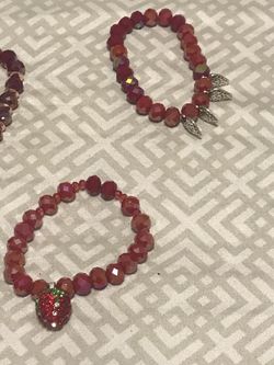 Strawberry bracelets