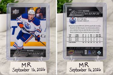 Connor McDavid 2015-16 Upper Deck Young Guns RC #201