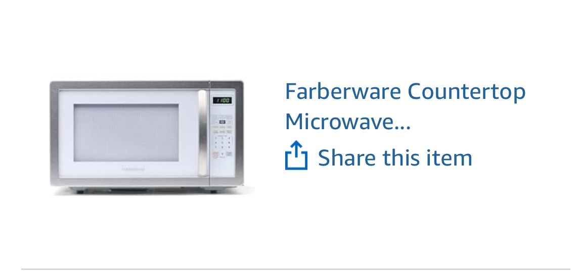 Faberware Microwave 