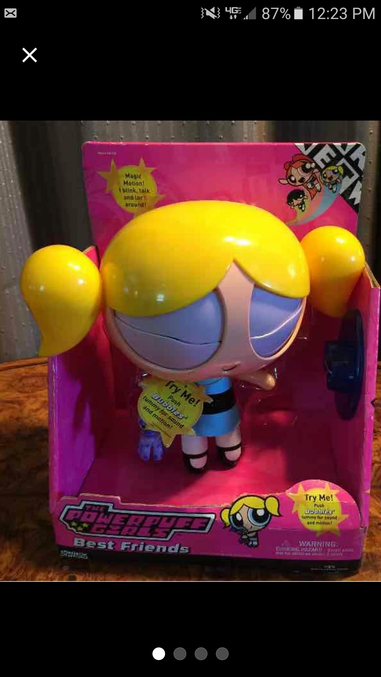 Powerpuff Girls Motion Doll Blink Looking