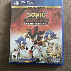 Day 1 Ed. Sonic X Shadow Gen. US (PS4) Brand New Sealed Perfect Condition Rare✅
