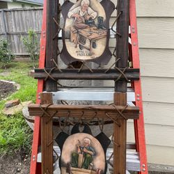 Artesanal Leather Frame Decor 