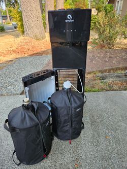 Avalon Bottom Loading Water Cooler Bundle + Glass Carboys & Covers