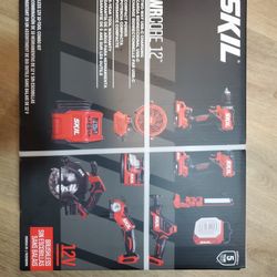SKIL PWR CORE 12-volt 10-Tool Brushless Power Tool Combo Kit 
