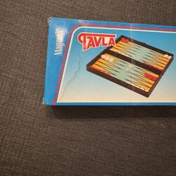 Magnetic Travel Backgammon And Chess Set. New 