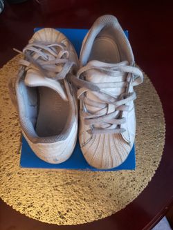 Kids White Adidas Shoes