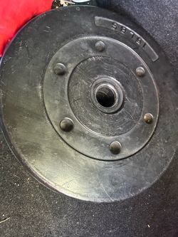 2, 15 pound barbell weights