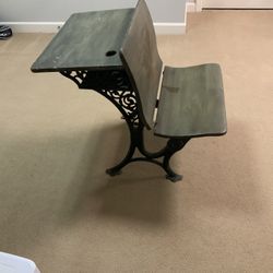 Antique School Desk
