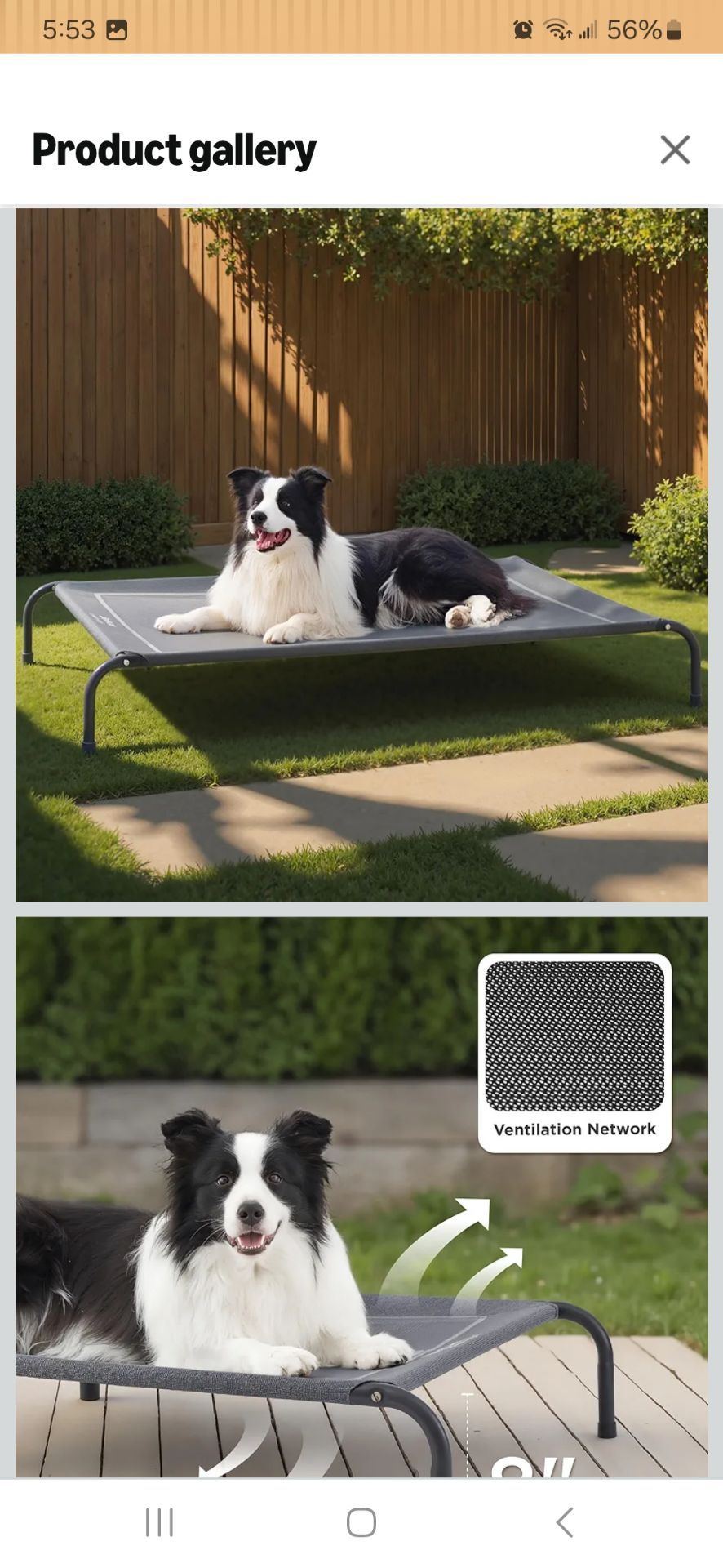 BEDSURE Dog bed size Large new in box pick up in Pomona $35