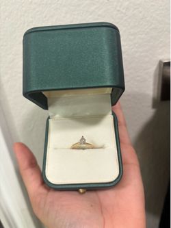 14KP Stamped Gold Ring – Size 5–6