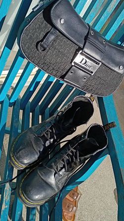Dock martins and Dior bag