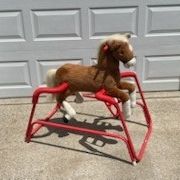 Plush Spring Rocking Horse