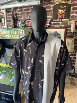 TITOS VODKA Button Up Short Sleeve Shirt 3XL 🍸