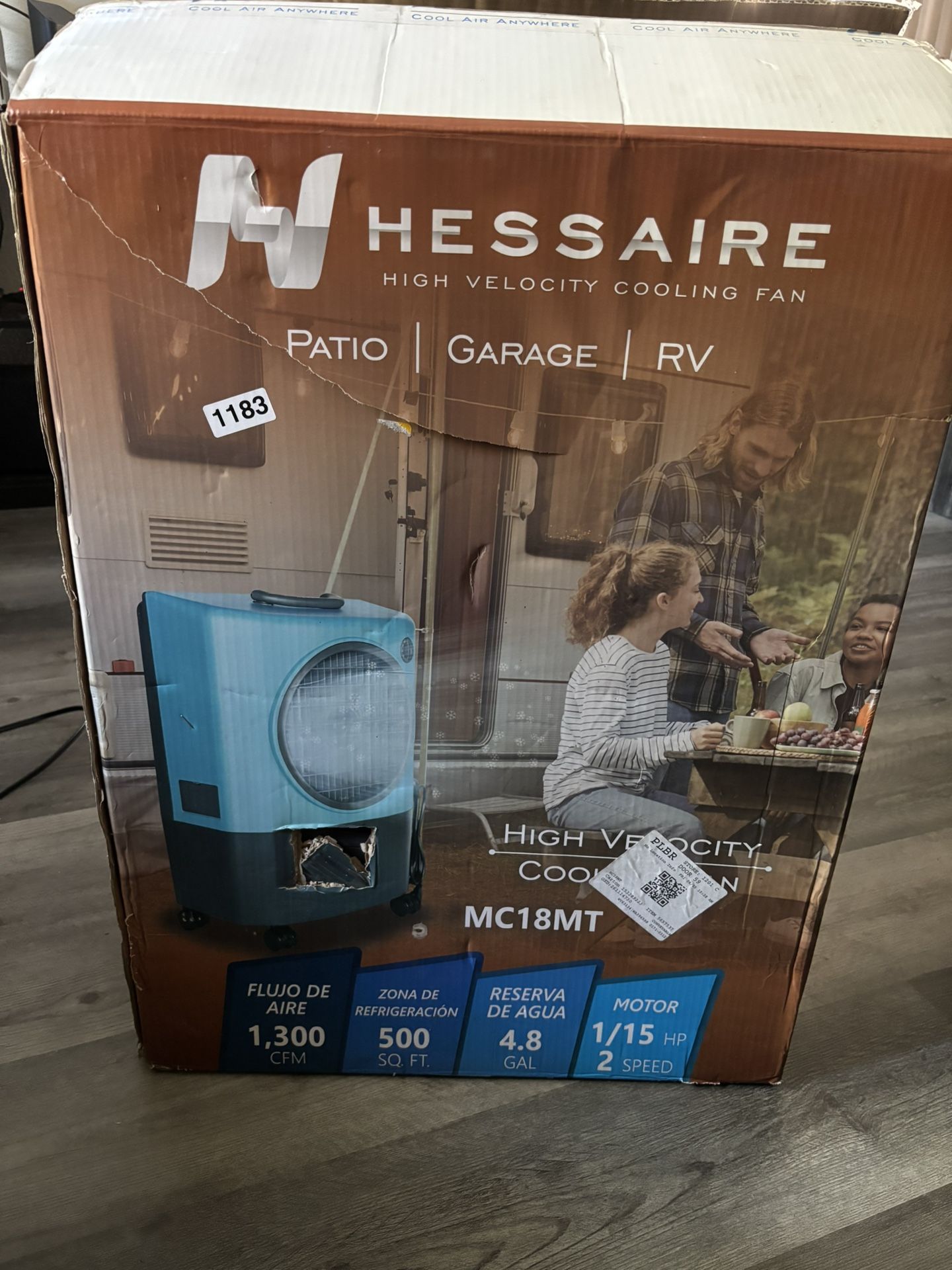 Hessaire High Velocity Cooling Fan