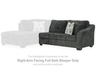 Biddeford Shadow Right-Arm Facing Full Sofa Sleeper