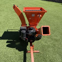 DK2 3 in. 7 HP Gas Powered Kohler Engine Direct Drive Certified Commercial Chipper Shredder with Trailer Tow Hitch
