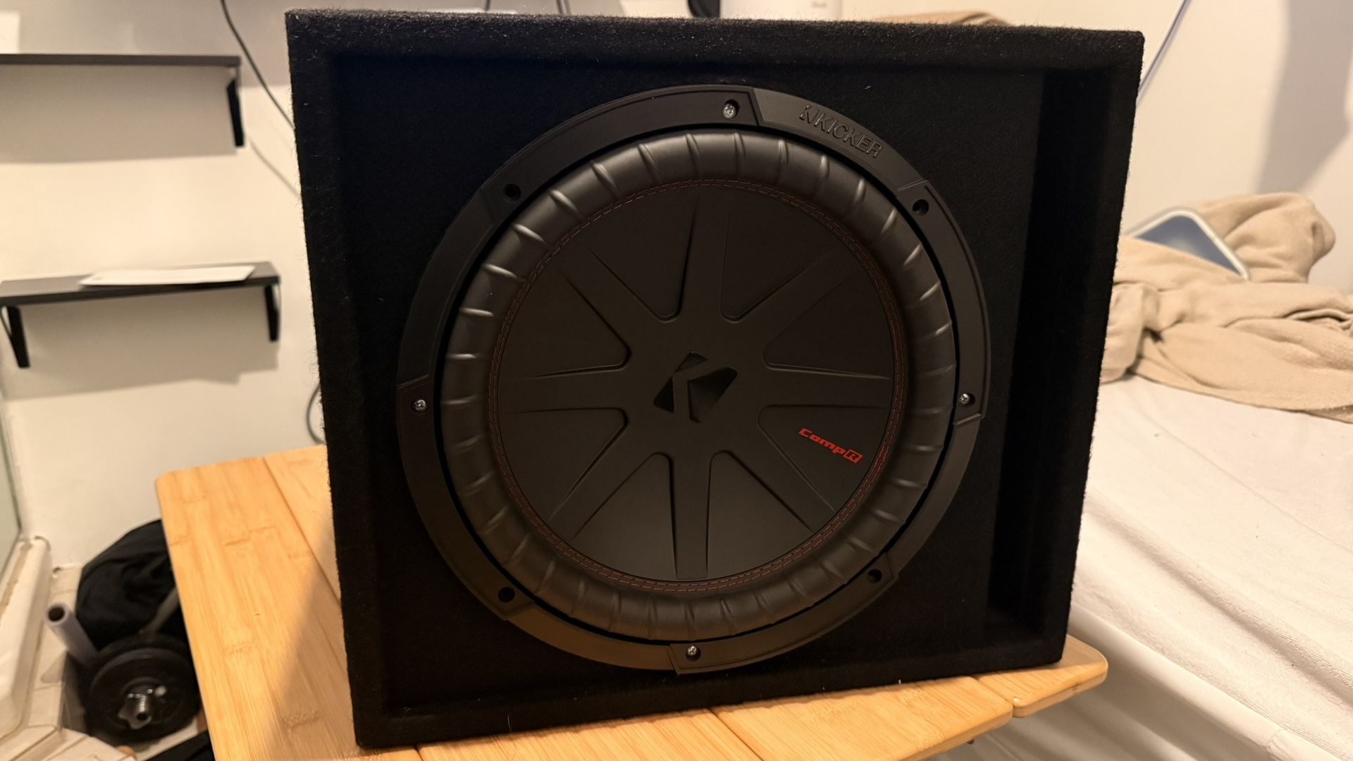 Kicker Subwoofer + Kenwood Amplifier