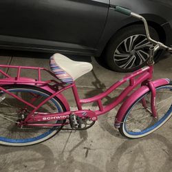 Vintage Pink Schwinn Bike