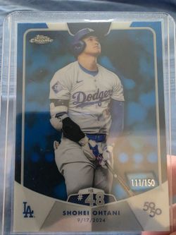 2024 OHTANI #H48 Blue Refractor 111/150