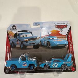 Disney Pixar Cars Roger Wheeler & The King 2-Pack