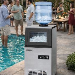 Brand New Commercial 110 Pound Icemaker Machine For 240