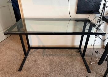 Awesome Computer Desk metal and glass