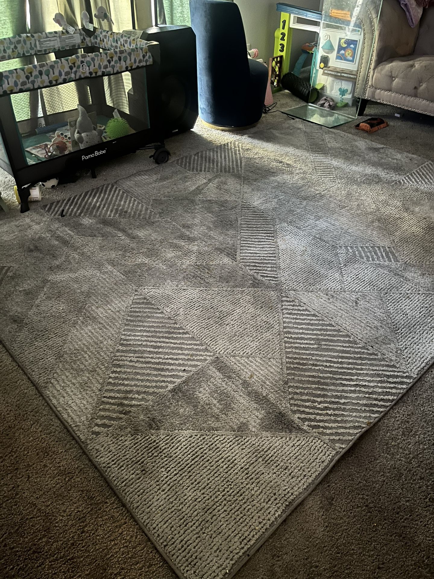 Grey Abstract Rug