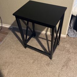 Black End Table