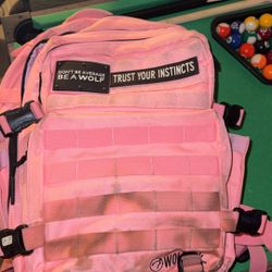 Wolf Pack Backpack Pink 
