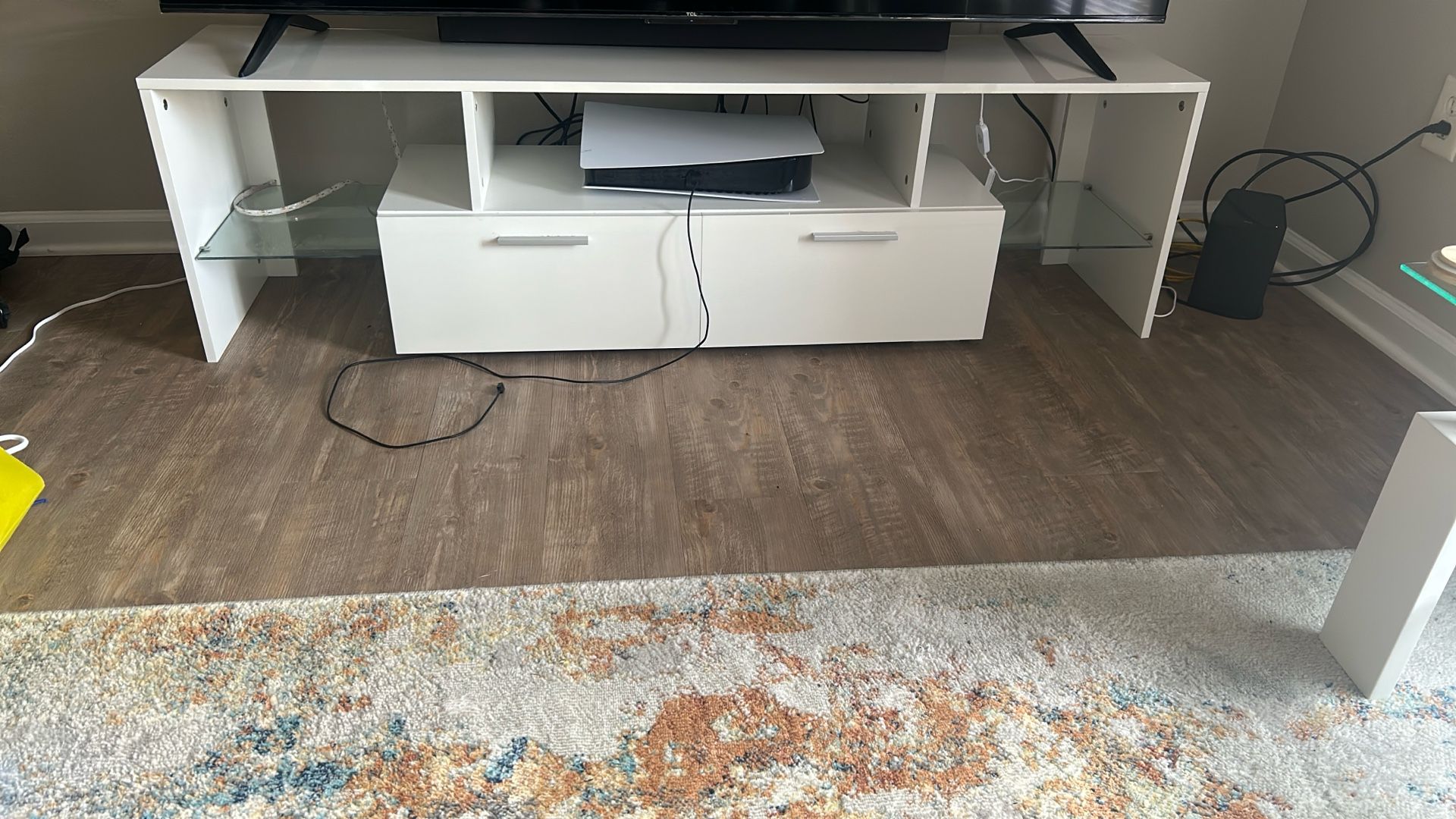 White TV Stand
