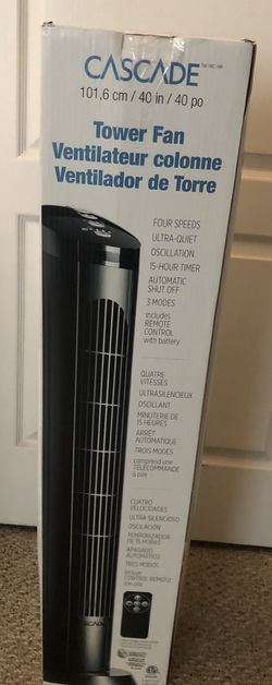 Tower Fan 40” tall with remote sealed brand new