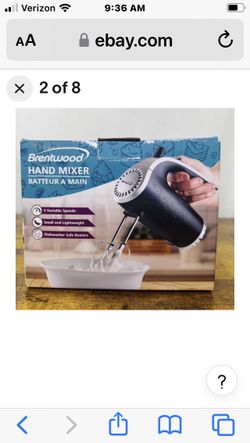 Five speed hand mixer