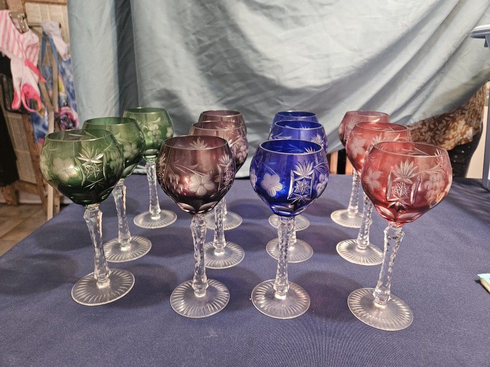 Set Of 12 Hungarian Ajka Marsala