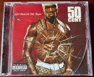 50 Cent Get Rich Or Die Tryin' CD 2003 Shady Rap/Hip-Hop Parental Advisory